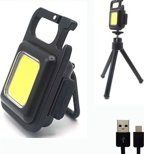 USB rechargeable type-C charging keychain light