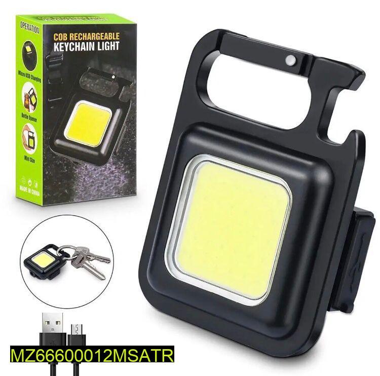 USB rechargeable type-C charging keychain light